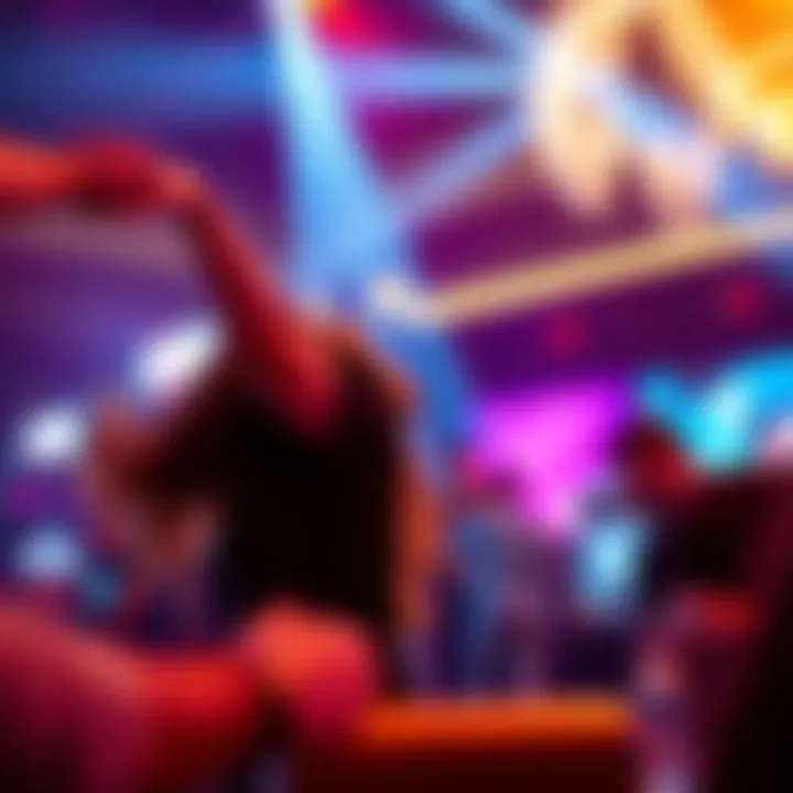 Dynamic Entertainment at Palms Energetic live entertainment performance