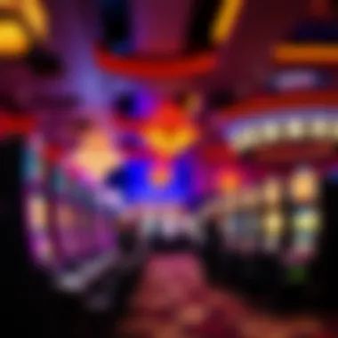 Vibrant Casino Atmosphere Unique atmosphere of the casino during the event