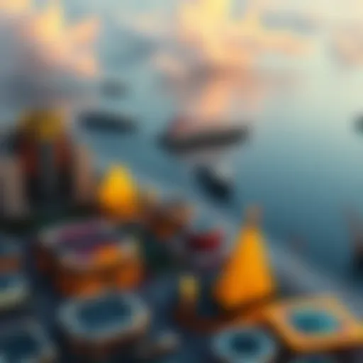 Aerial view of Philippine offshore gambling establishments Philippine offshore gambling landscape