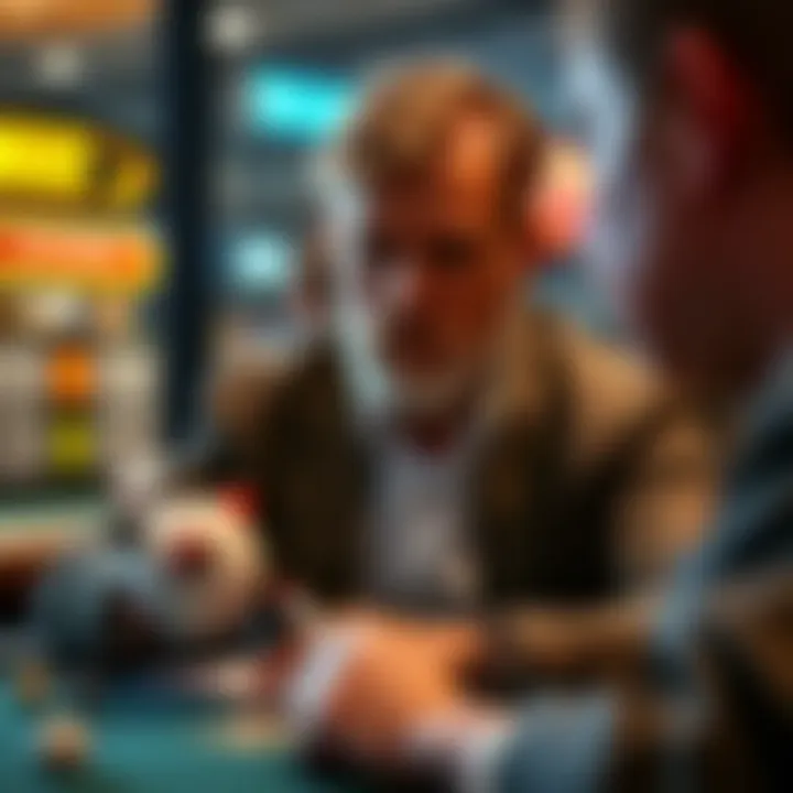 A thoughtful individual analyzing bingo strategies with notes on a notepad