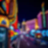 Vibrant Las Vegas Strip at night