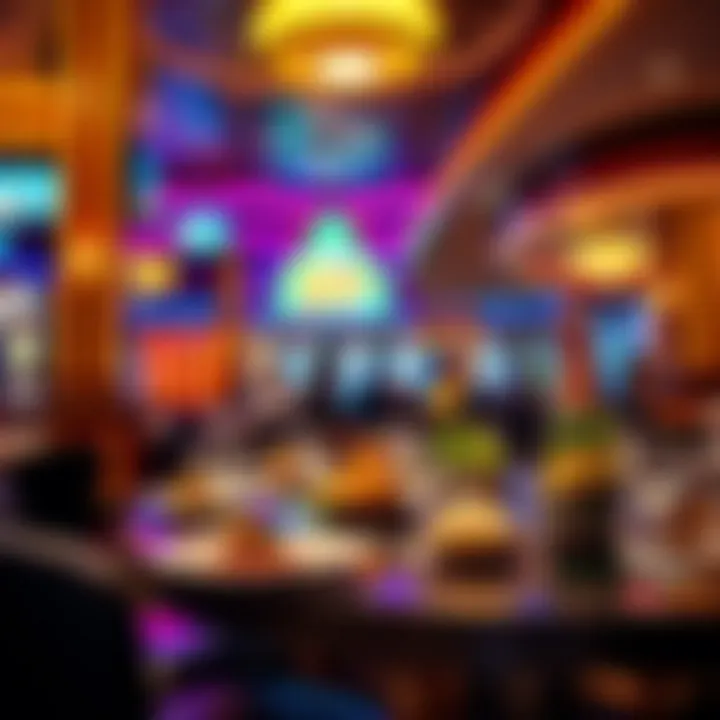 A diverse array of dining options available at the Rio Casino