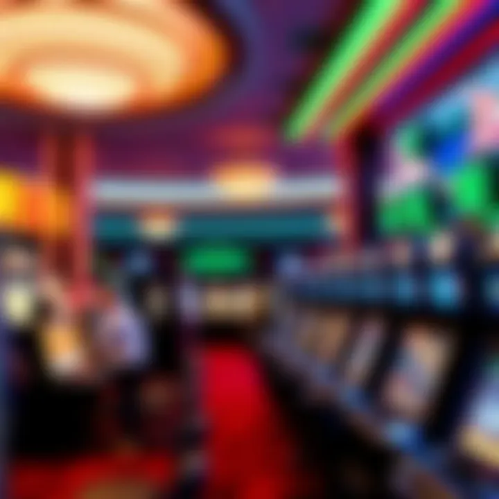 Interior of the Rio Casino showcasing its vibrant gaming floor