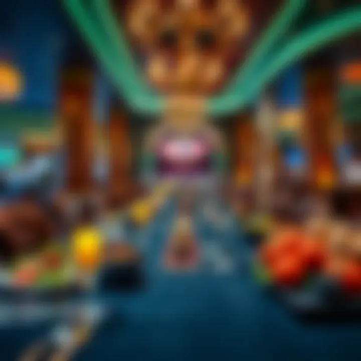 Exquisite Dining Experience at Rock Hotel Las Vegas Exquisite dining setup at Rock Hotel Las Vegas showcasing diverse cuisine