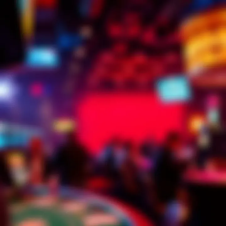 Vibrant Entertainment Scene at Rock Hotel Las Vegas Vibrant entertainment scene at Rock Hotel Las Vegas highlighting live performances