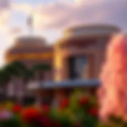 Exterior view of Seminole Hollywood Casino showcasing its architectural design