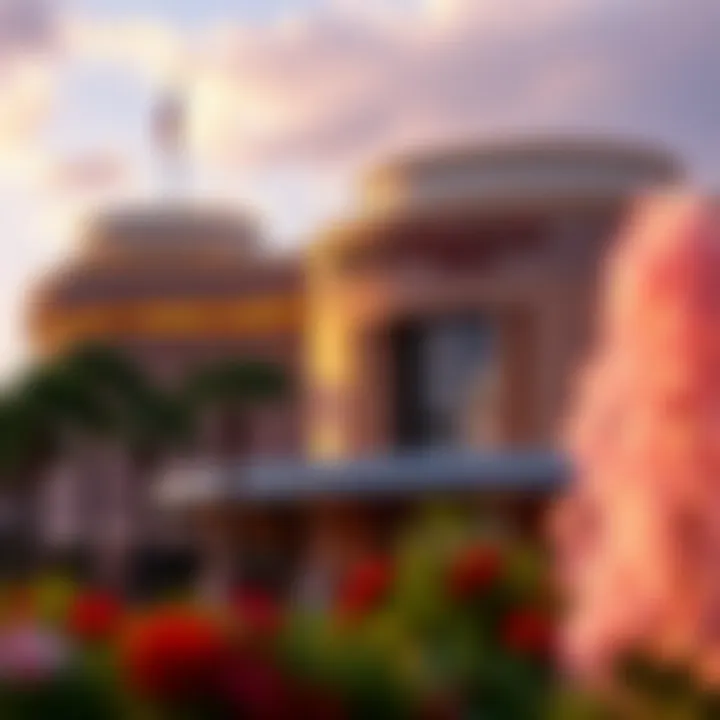 Architectural Marvel of Seminole Hollywood Casino Exterior view of Seminole Hollywood Casino showcasing its architectural design