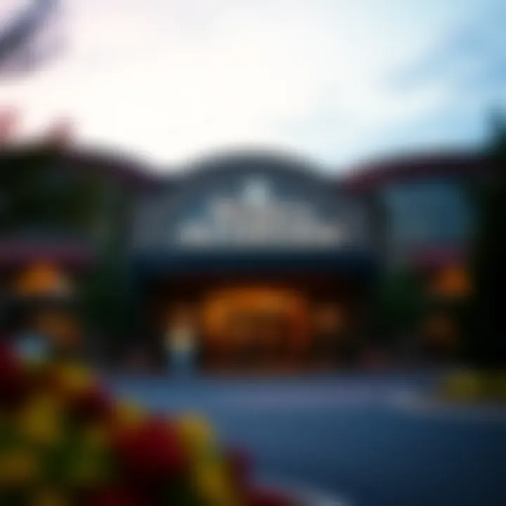 Exterior view of Seneca Allegany Casino showcasing its architectural design