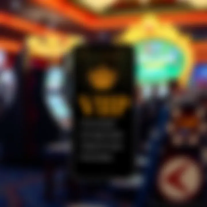 Visual representation of VIP benefits within the app