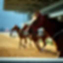 Thoroughbred horse racing at the Kentucky Derby