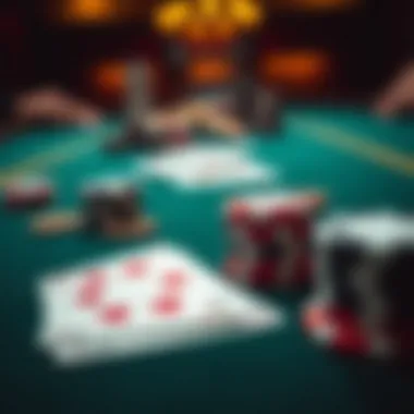 The Essentials of Poker Gameplay Close-up of poker chips and cards on a table
