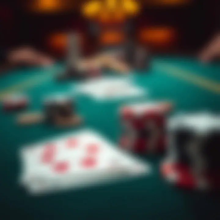 The Essentials of Poker Gameplay Close-up of poker chips and cards on a table