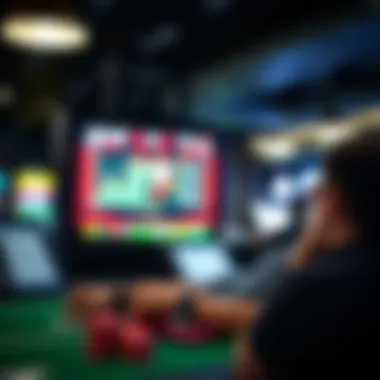 Technology's Role in Sports Betting A representation of technology's impact on sports betting.