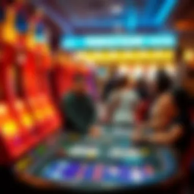 Local community events and activities influenced by casinos, showcasing engagement and economic impact.