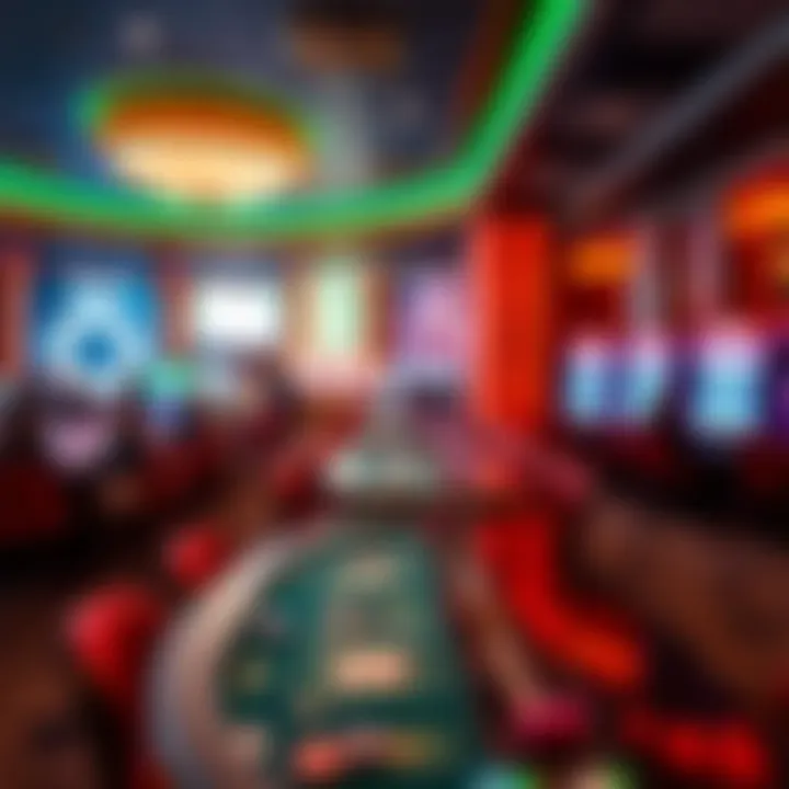 Gaming Experience at The Circa Vibrant gaming area showcasing excitement and luxury