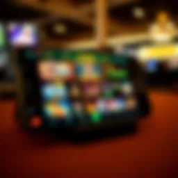 A captivating mobile casino interface showcasing various games