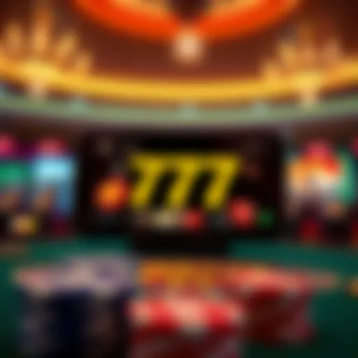 Visual representation of the 777 app interface showcasing its features