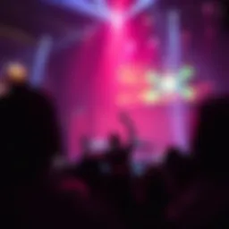 Tiësto performing live in front of a vibrant Las Vegas crowd