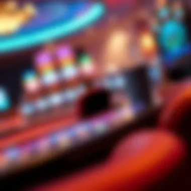 Modern Technology Enhancing the Gaming Experience Close-up of modern poker technology enhancing the gaming experience