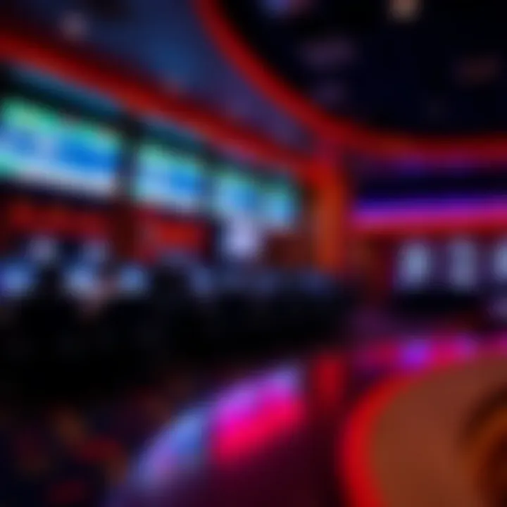 Interior of Tropicana AC Sportsbook Interior view of Tropicana AC Sportsbook showcasing betting screens and seating.