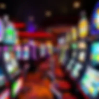 Modern Slot Machines at Tropicana Atlantic City A vibrant array of modern slot machines with various themes and designs.