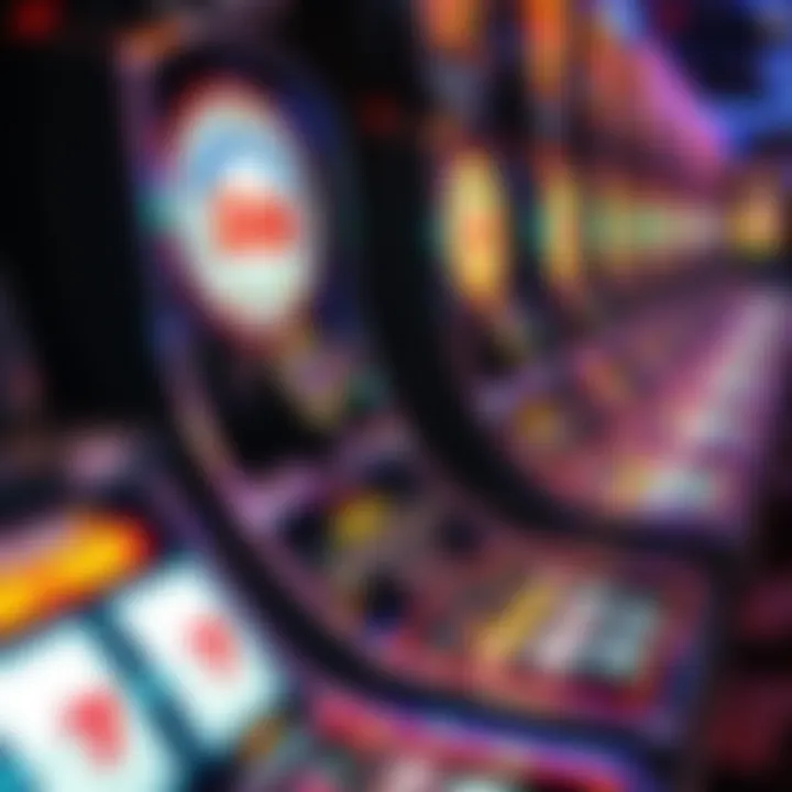 Gaming Technology Behind Slot Machines A close-up view of the intricate gaming technology powering the slot machines.