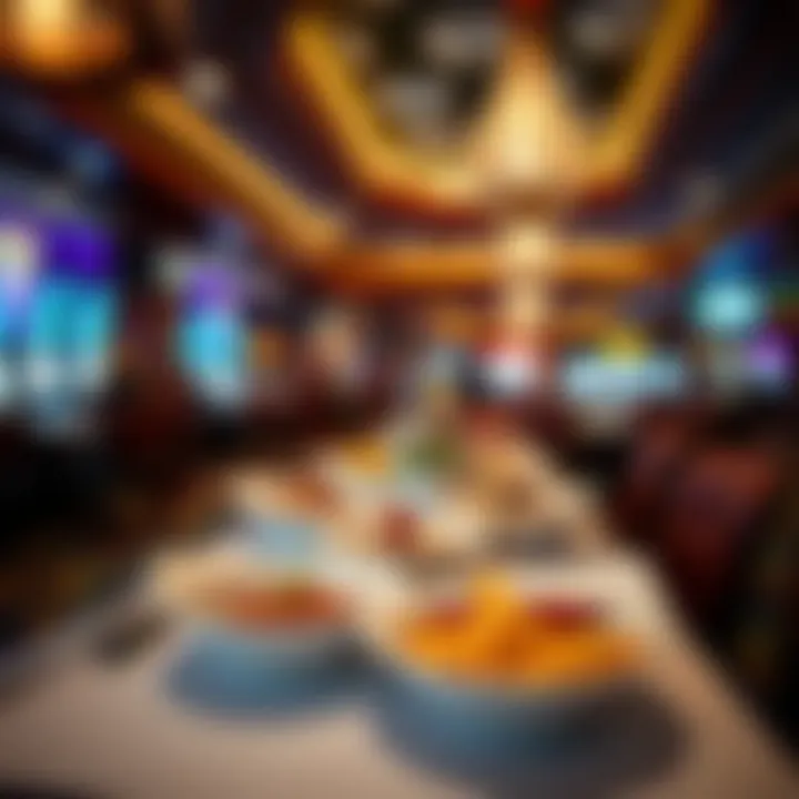 Diverse dining options available at Turtle Creek Casino and Hotel