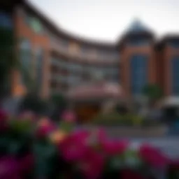 Exterior view of Turtle Creek Casino and Hotel showcasing its architecture