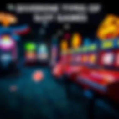 Infographic illustrating different types of slot games