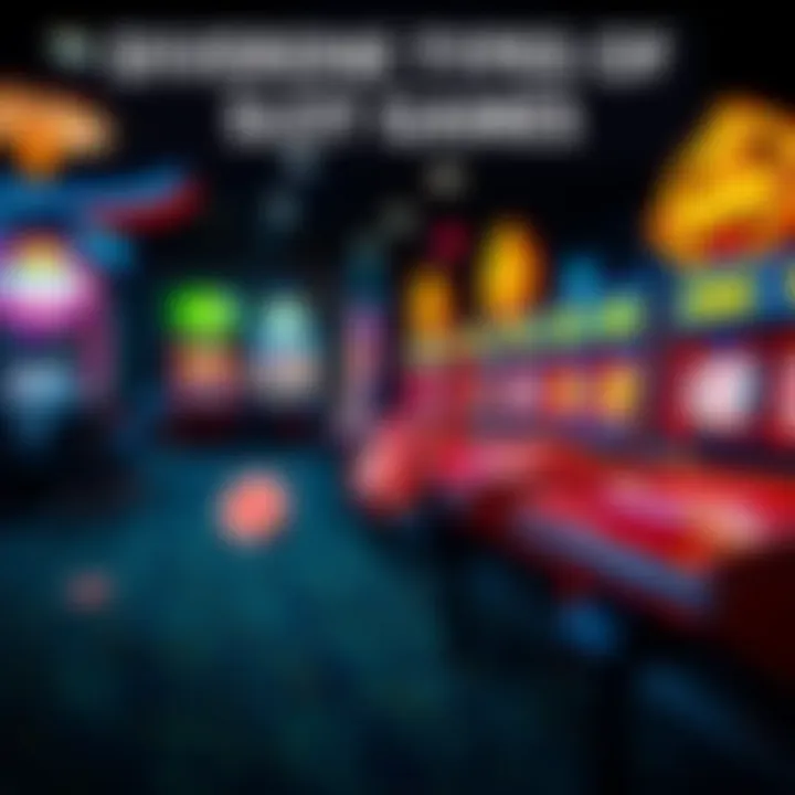 Infographic illustrating different types of slot games