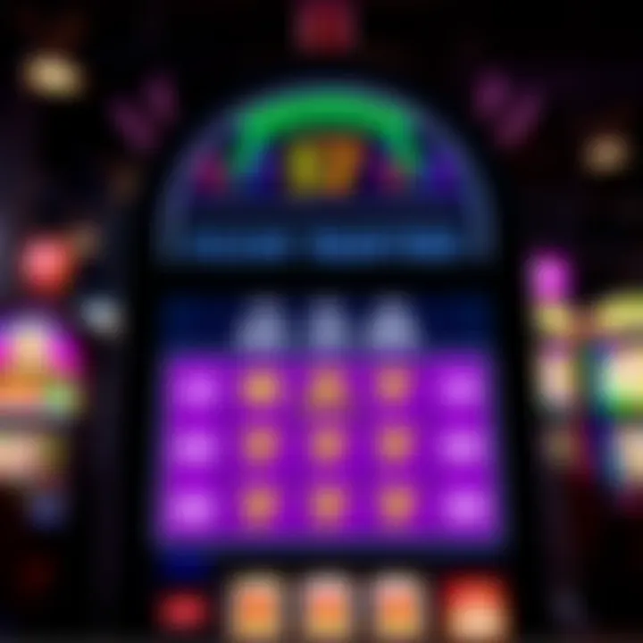 Graphical representation of payout structures in slot games