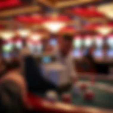 The Role of Technology in Card Shuffling An innovative card shuffling machine in action at a casino.