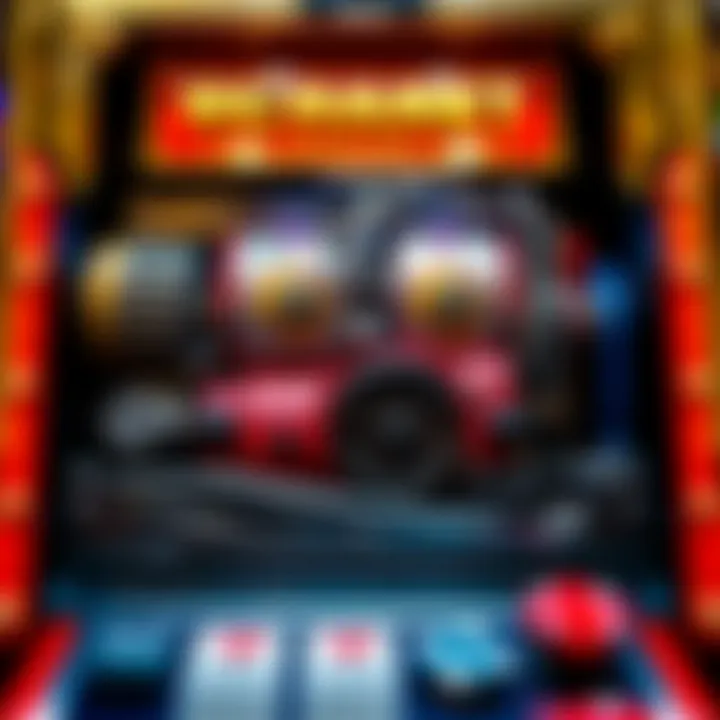 Visual representation of the mechanics behind slot machines