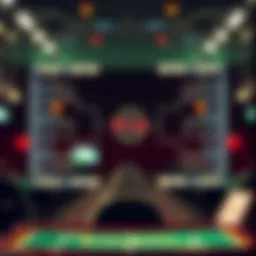 Illustration of a bracket system used in NCAA pools