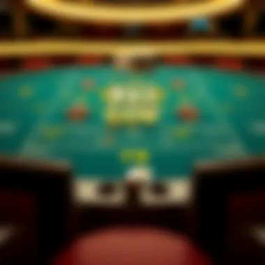 Pai Gow Poker table layout showcasing betting options