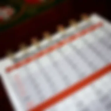 Lottery Drawing Days Calendar Calendar showing lottery draw dates