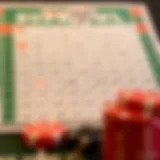 Superbowl Squares Grid Overview Visual representation of a Superbowl squares grid