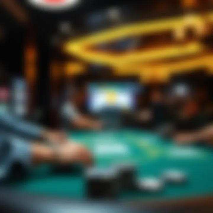 A digital platform showcasing online poker league management tools
