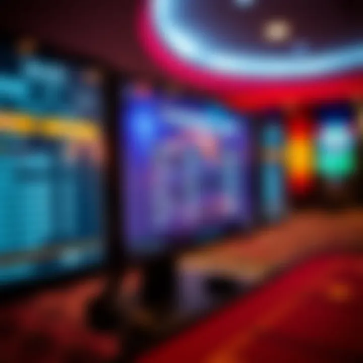 An overview of tournament rules and regulations on a digital screen