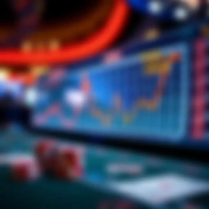 Graph showcasing fluctuations in moneyline odds