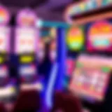 Exploring Vegas Slots and Bonus Codes A vibrant graphic showcasing various Vegas slot machines with bonus code symbols