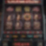 Close-up view of the Walking Dead slot machine showcasing its vibrant graphics