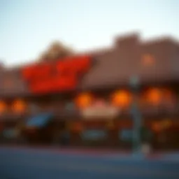 The exterior view of the Wild Wild West Casino showcasing its Western-themed architecture