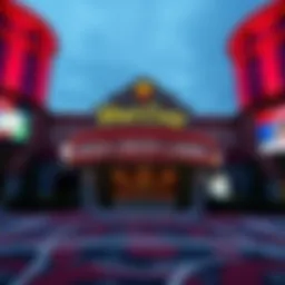 Captivating view of Wind Creek Casino entrance