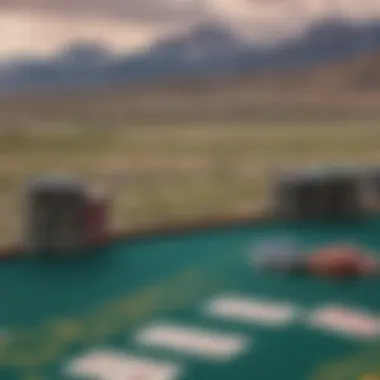 A scenic view of Wyoming's landscape representing the state where sports betting is regulated.