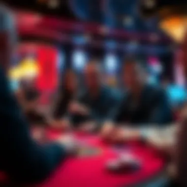 Social interaction among players in Zynga Poker